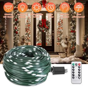 Fresh Fab Finds 330FT 1000LED String Lights Outdoor Christmas Decoration Lights with Remote IP44 Waterproof 8 Lighting Modes 8 Brightness Timer P