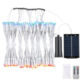 Solar patio umbrella light RGBY