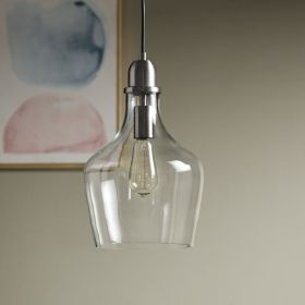 Bell Shaped Glass Pendant (Color: as Pic)