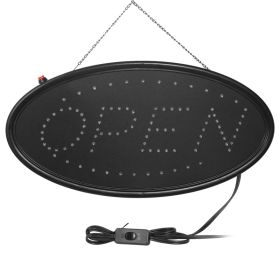 LED Commercial Neon Signage - 18 X 8.5 Inch Oversized Super Bright Advertising Store Sign (Option: Black)